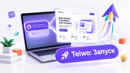 Инновационный конструктор Teiwo создает сайты силами искусственного интеллекта Инновационный конструктор Teiwo создает сайты силами искусственного интеллекта