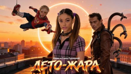 Кравц и Стёпа Рудницкий устроили разборки из-за актрисы в клипе Лето Жара от SFEROOM AI Кравц и Стёпа Рудницкий устроили разборки из-за актрисы в клипе Лето Жара от SFEROOM AI